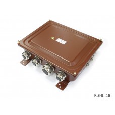 Коробка с зажимами наборными КЗНС-48 УХЛ 1,5 IP65 латунный ввод  